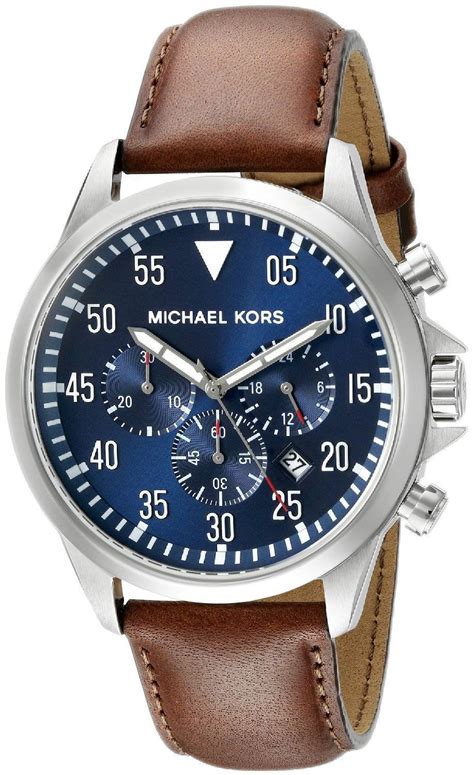 michael kors uhr hellblaues zifferblatt|Michael Kors.